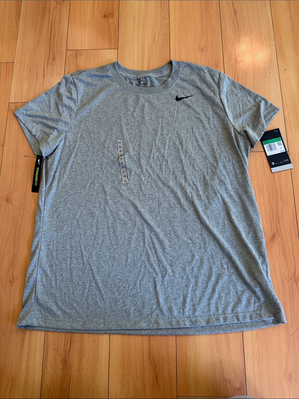 Nike Women’s Heather Grey Short Sleeve Dri-FIT Shirt
